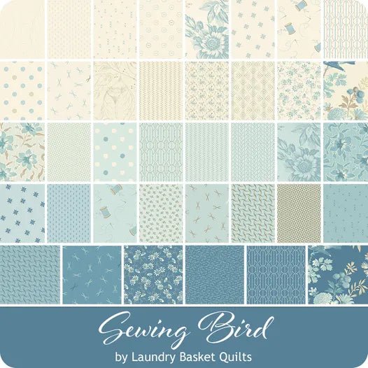 38 Fat Quarter 25cm x 110 cm "Sewing - Bird" Edyta Sitar - Carole Quilting