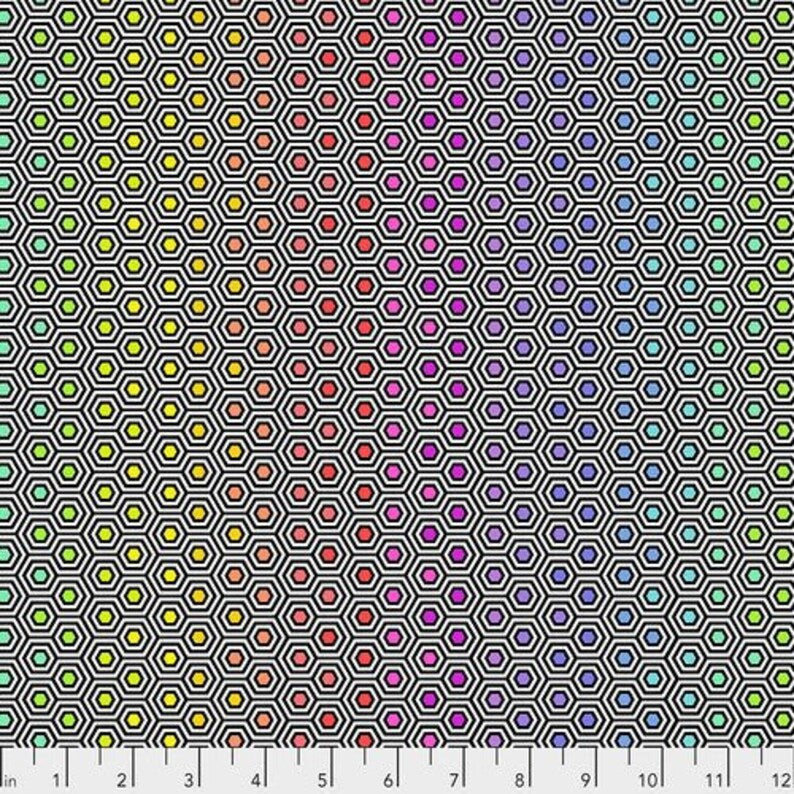 Hexy-Rainbow-PWTP151 "True Colors" Tula Pink