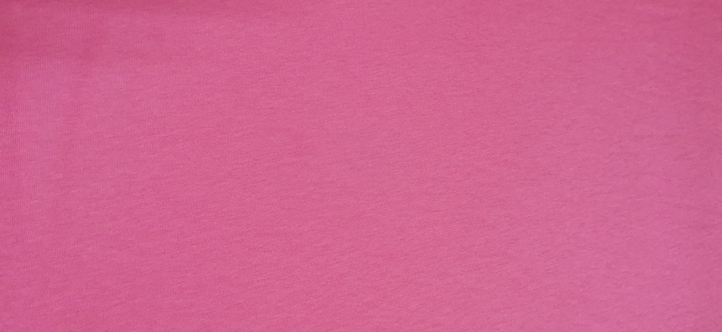 Jersey de coton fin rose vif