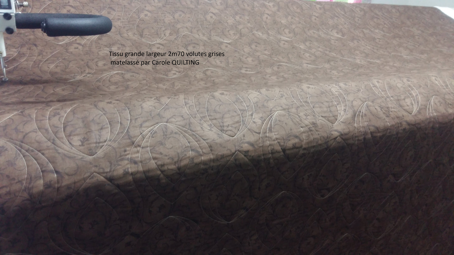 Gris Grande largeur "Beautiful backing 108" Maywood Studio MASQB100-KJ