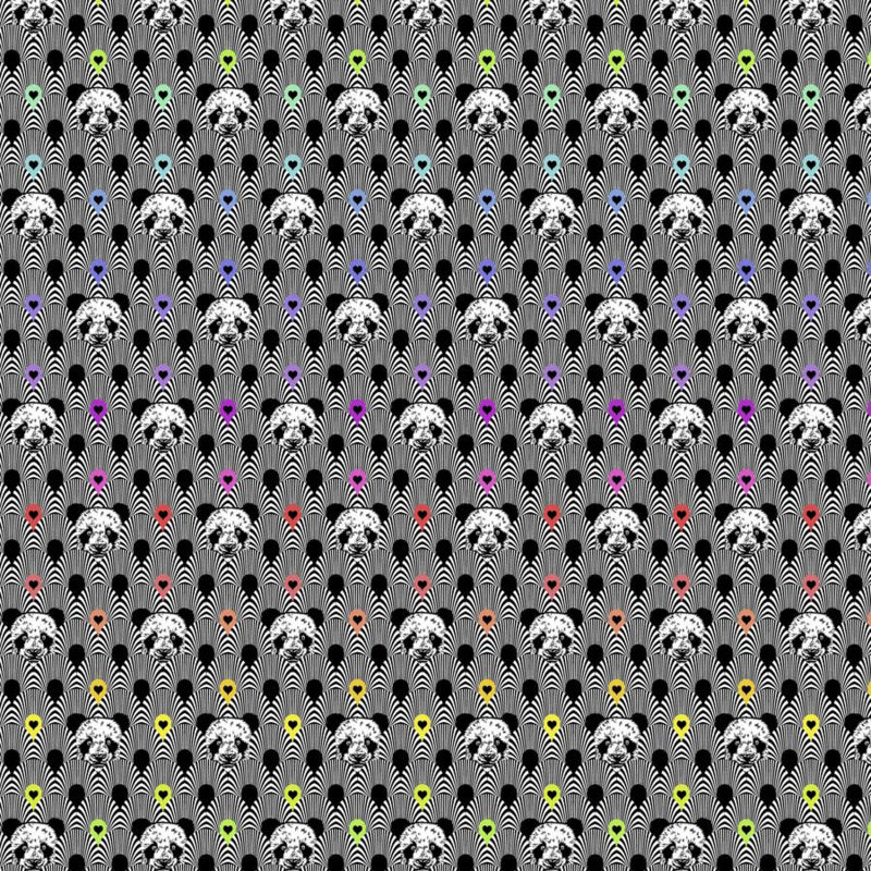 Pandamonium -PWTP153 "Linework" Tula Pink