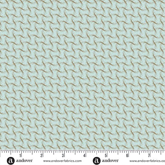 Adriatic - Ribbon - Weave - A - 1611 - LB "Sewing - Bird" Edyta Sitar - Carole Quilting
