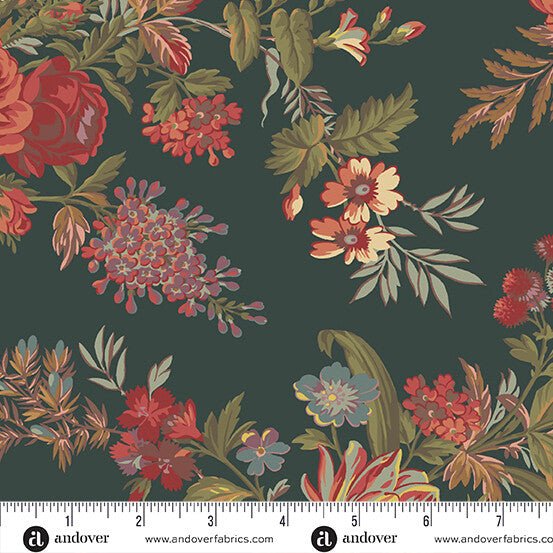 Bed of Roses - "Botanical Beauties 108s" Grande Largeur - Carole Quilting