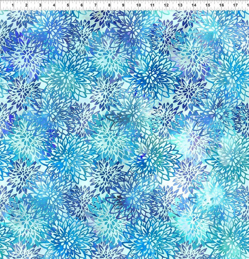 Blue - 5HVN2 "Haven" In the beginning fabrics - Carole Quilting