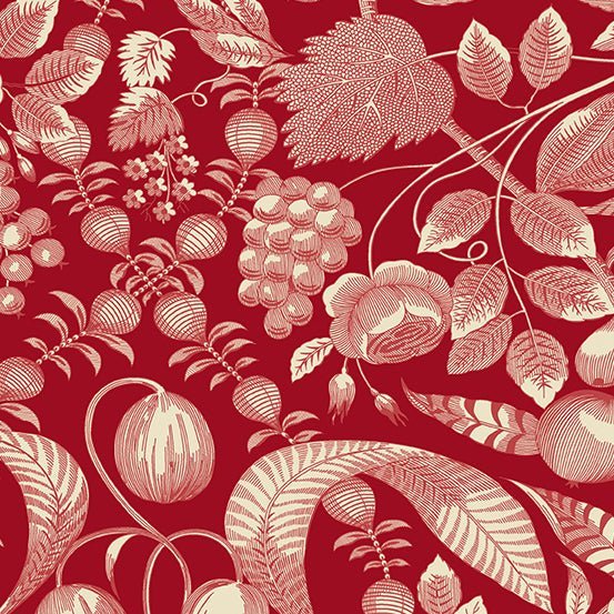 Candy - Valley - A - 354 - R - "Strawberries and Cream" Edyta Sitar - Carole Quilting