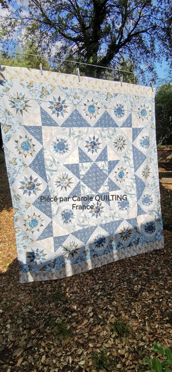 Catamaran Light - Kit pré coupé "Beach House" modèle Edyta Sitar - Carole Quilting