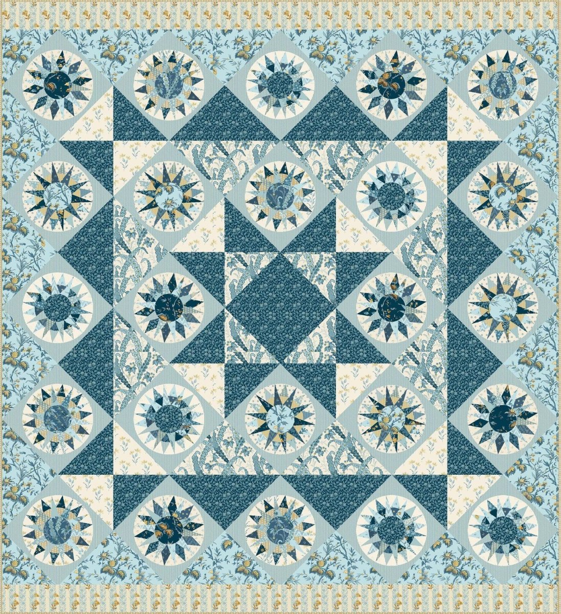 Catamaran Light - Kit pré coupé "Beach House" modèle Edyta Sitar - Carole Quilting