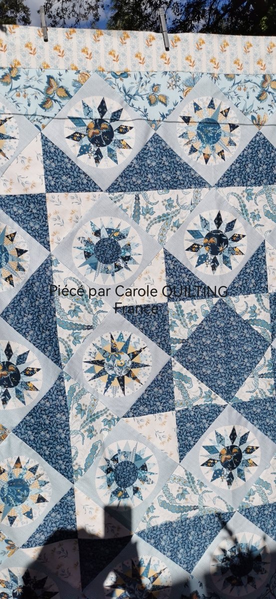 Catamaran Light - Kit pré coupé "Beach House" modèle Edyta Sitar - Carole Quilting