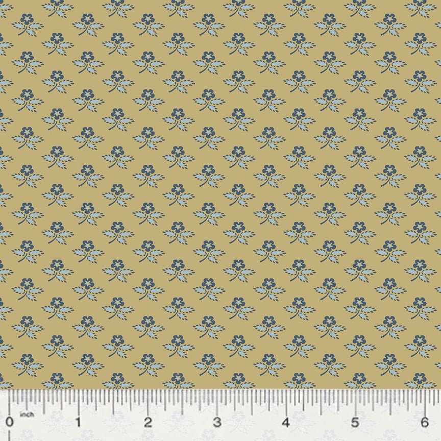 Cinqfoil Tan 52204 - 4 "Kingston" Whistler Studios for Windham fabrics - Carole Quilting