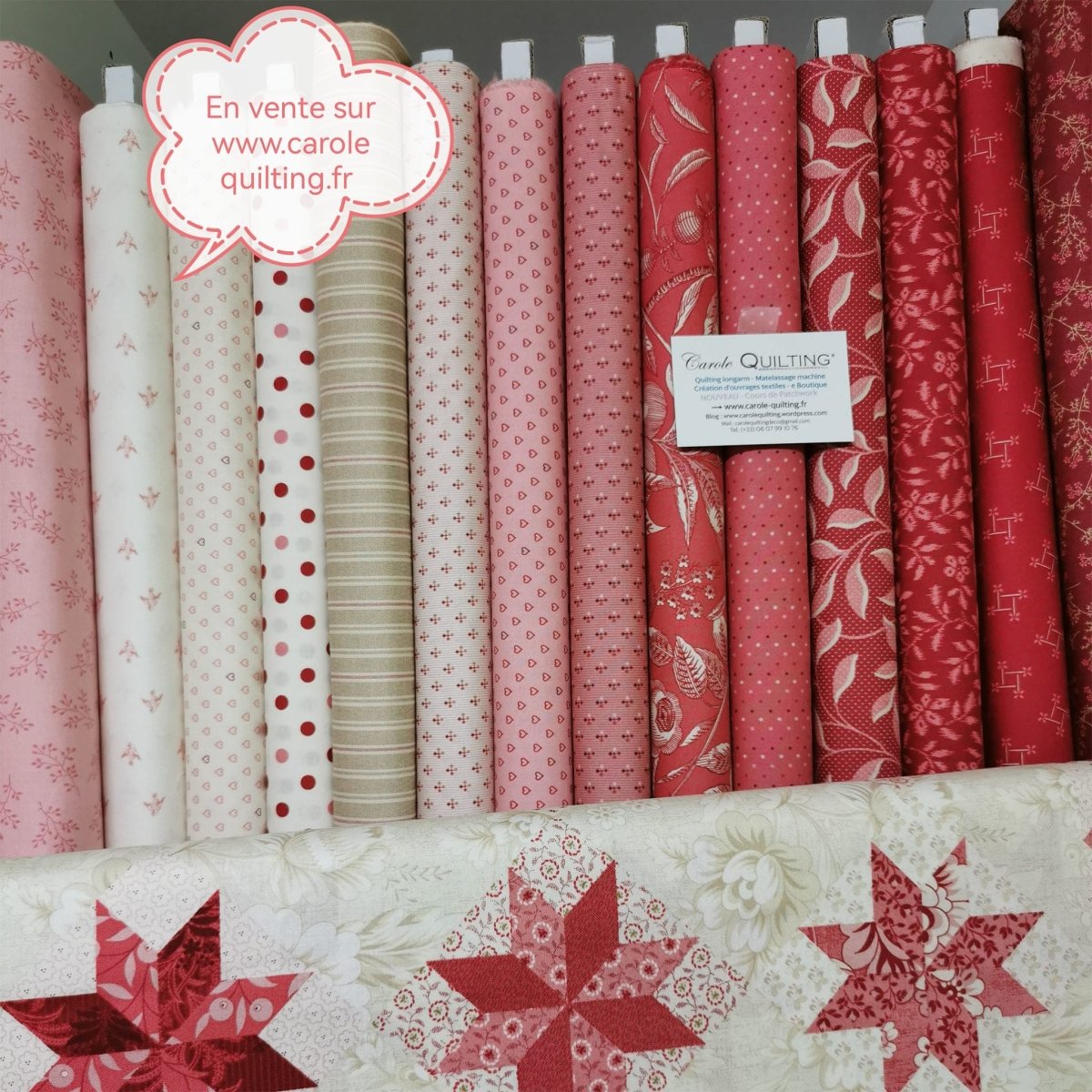 Collection Strawberries and Cream – Edyta Sitar - Carole Quilting