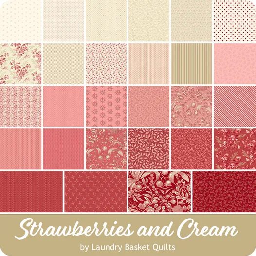Collection Strawberries and Cream – Edyta Sitar - Carole Quilting