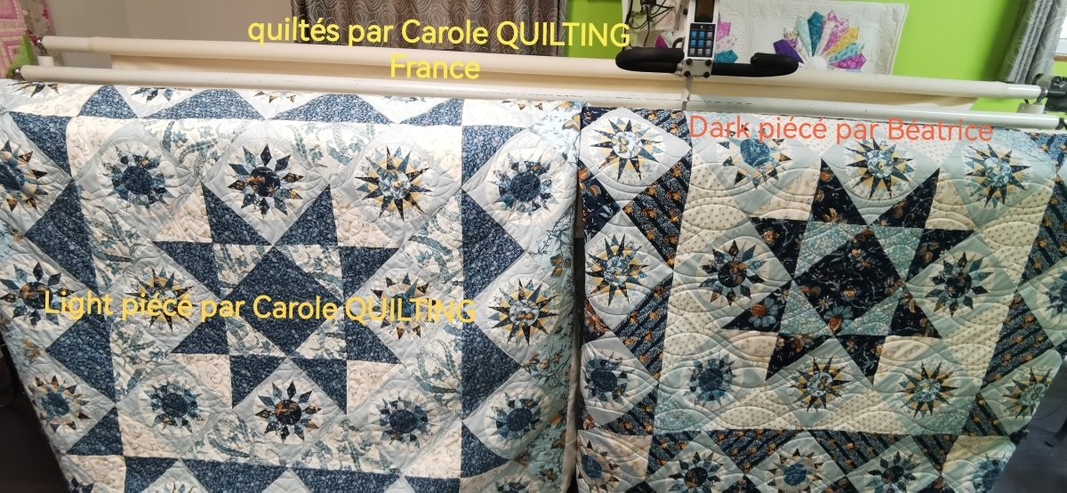 Compas Mariner A - 1178 - LB "Beach_House" Edyta Sitar - Carole Quilting