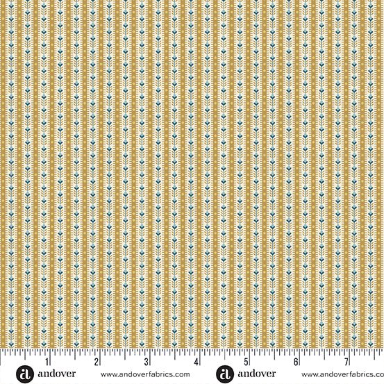 Dockside Gold A - 1170 - Y "Beach_House" Edyta Sitar - Carole Quilting
