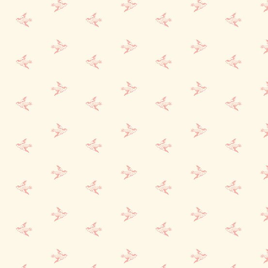 Flutter Flight A - 497 - LE - "Strawberries and Cream" Edyta Sitar - Carole Quilting