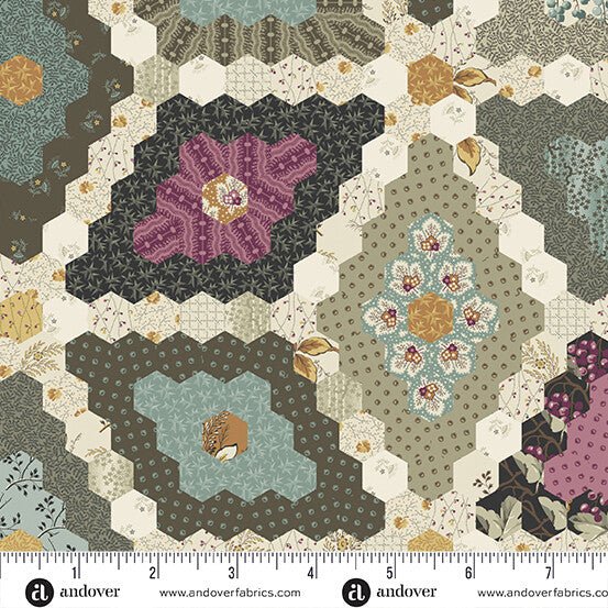 Garden Patch - "Botanical Beauties 108s" Grande Largeur - Carole Quilting