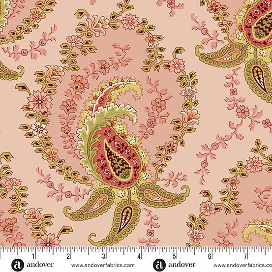 Paisley - "Botanical Beauties 108s" Grande Largeur - Carole Quilting