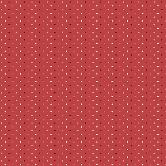 Poppy - Seed - Crimson - A - 9962 - "Strawberries and Cream" Edyta Sitar - Carole Quilting