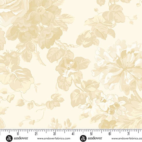 Rose Garden - "Botanical Beauties 108s" Grande Largeur - Carole Quilting