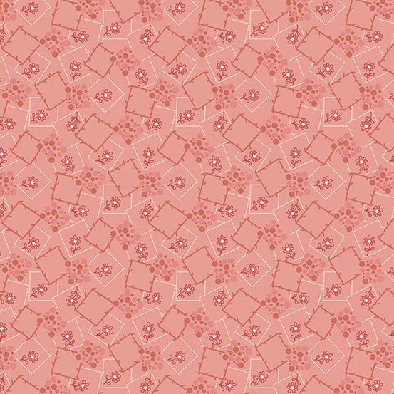 Rose - Quartz - Iceland - A - 357 - E - "Strawberries and Cream" Edyta Sitar - Carole Quilting