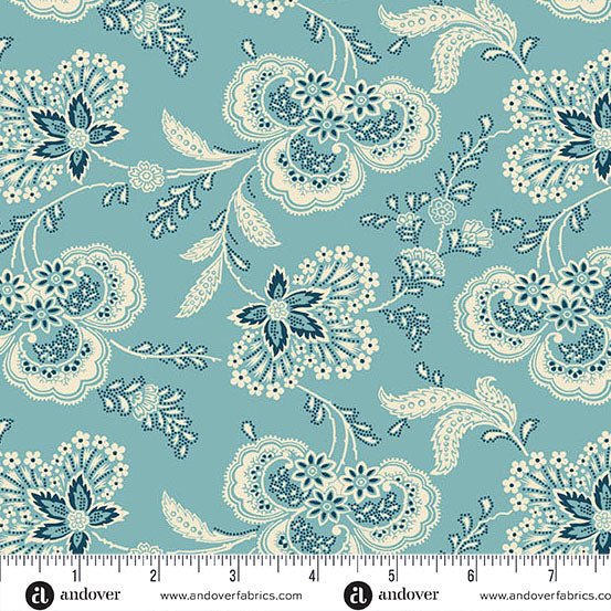 Splash - Allium - Wide - AW - 1490 - B - Light - House - 108s grande largeur Edyta Sitar - Carole Quilting