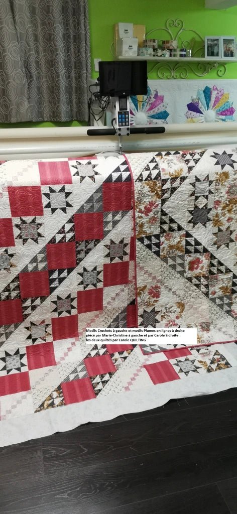 Sweet Pea - Kit tissus uniquement - modèle Edyta Sitar - Carole Quilting