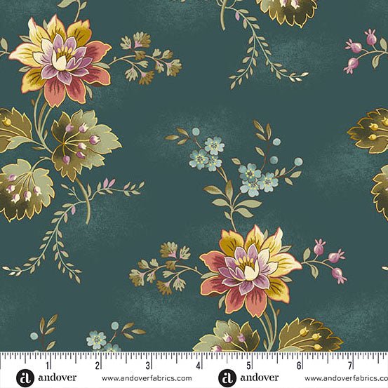 Dahlia - 2m70 grande largeur et Panneau imprimé - Carole Quilting