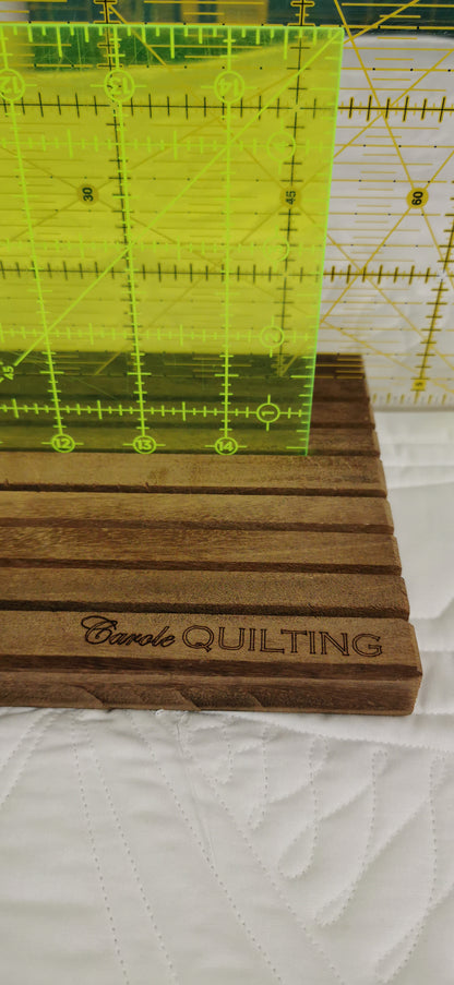 Bois Casier à régles et gabarits 40 cm fabriqué en France par Carole QUILTING