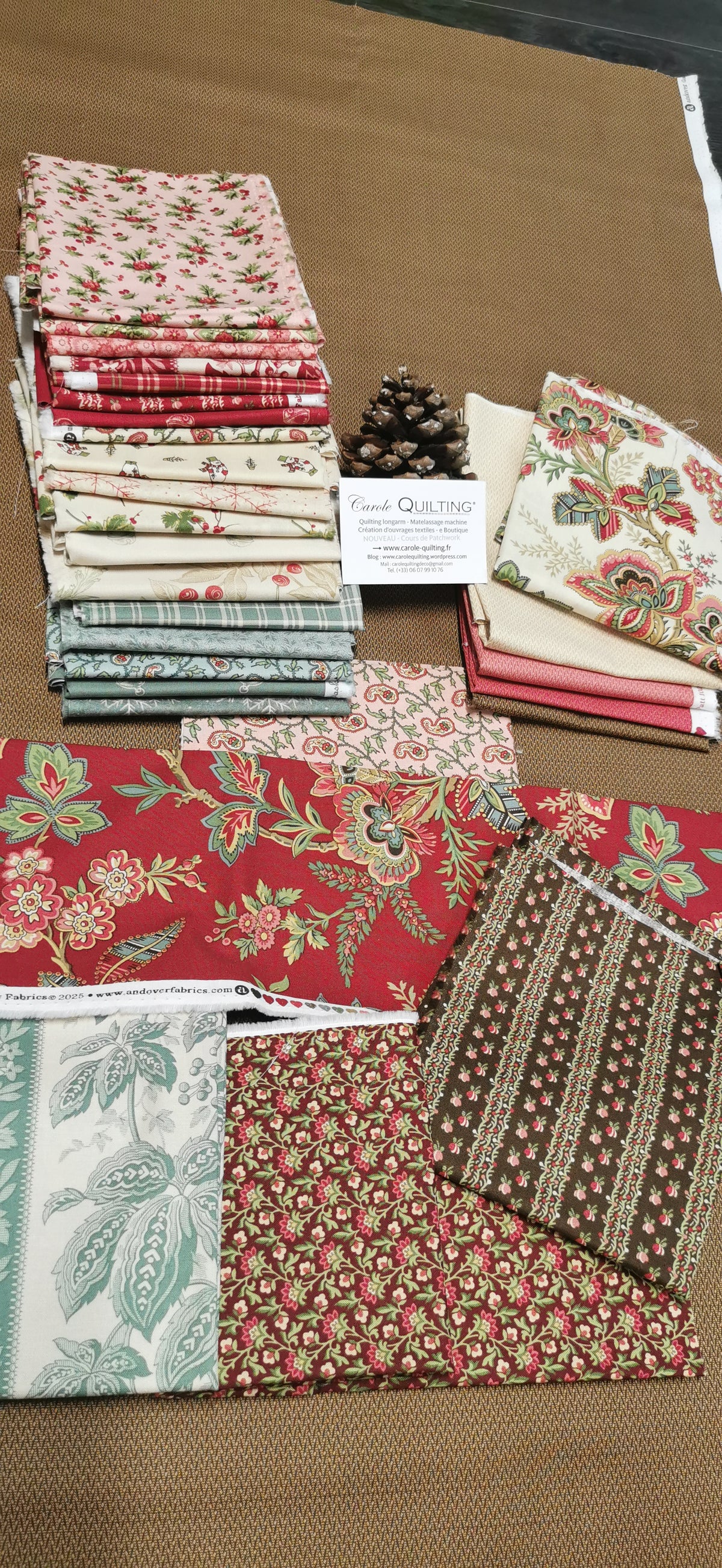 Fat-Quarter Bundle 4 "Garland" Edyta Sitar