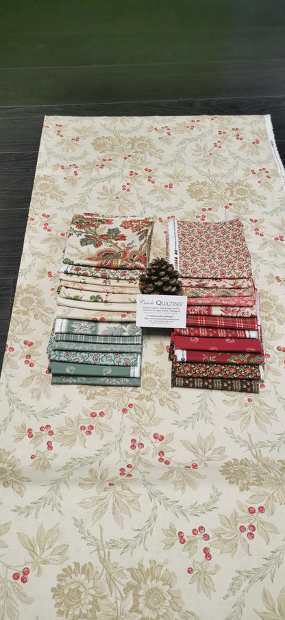 Fat-Quarter Bundle 24 "Jingle Bell" Edyta Sitar