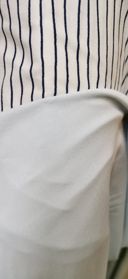 Jersey de coton fin bleu pâle