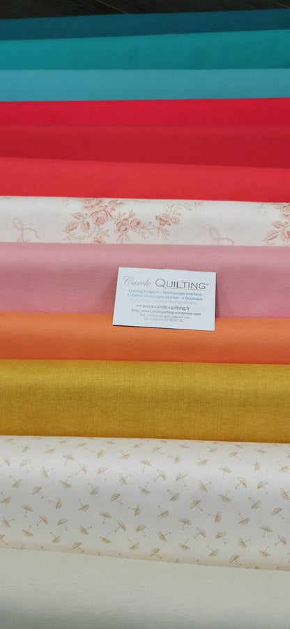 Paris je t'aime version by Carole - Kit tissus modèle Verushka Zarate de Pride and Joy of Quilting