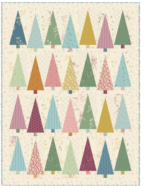 Gabarits Mini Sapins - Gabarits "Mini Pinehurst" modèle Edyta Sitar