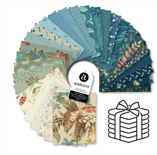 Fat-Quarter Bundle 30 BLUE WILLOW "Secret Stash" Edyta Sitar