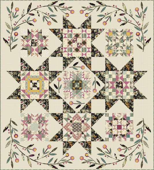 Super Bloom English Garden - Kit pré-coupé - modèle Edyta Sitar