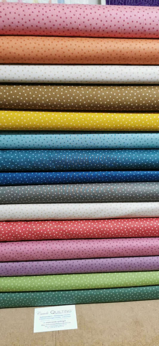 Kit "Trip Around the World" tissus Twinkle - modèle Edyta Sitar