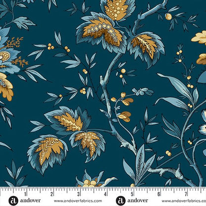 Ariel Midnight A - 1163 - B "Beach House" Edyta Sitar - Carole Quilting