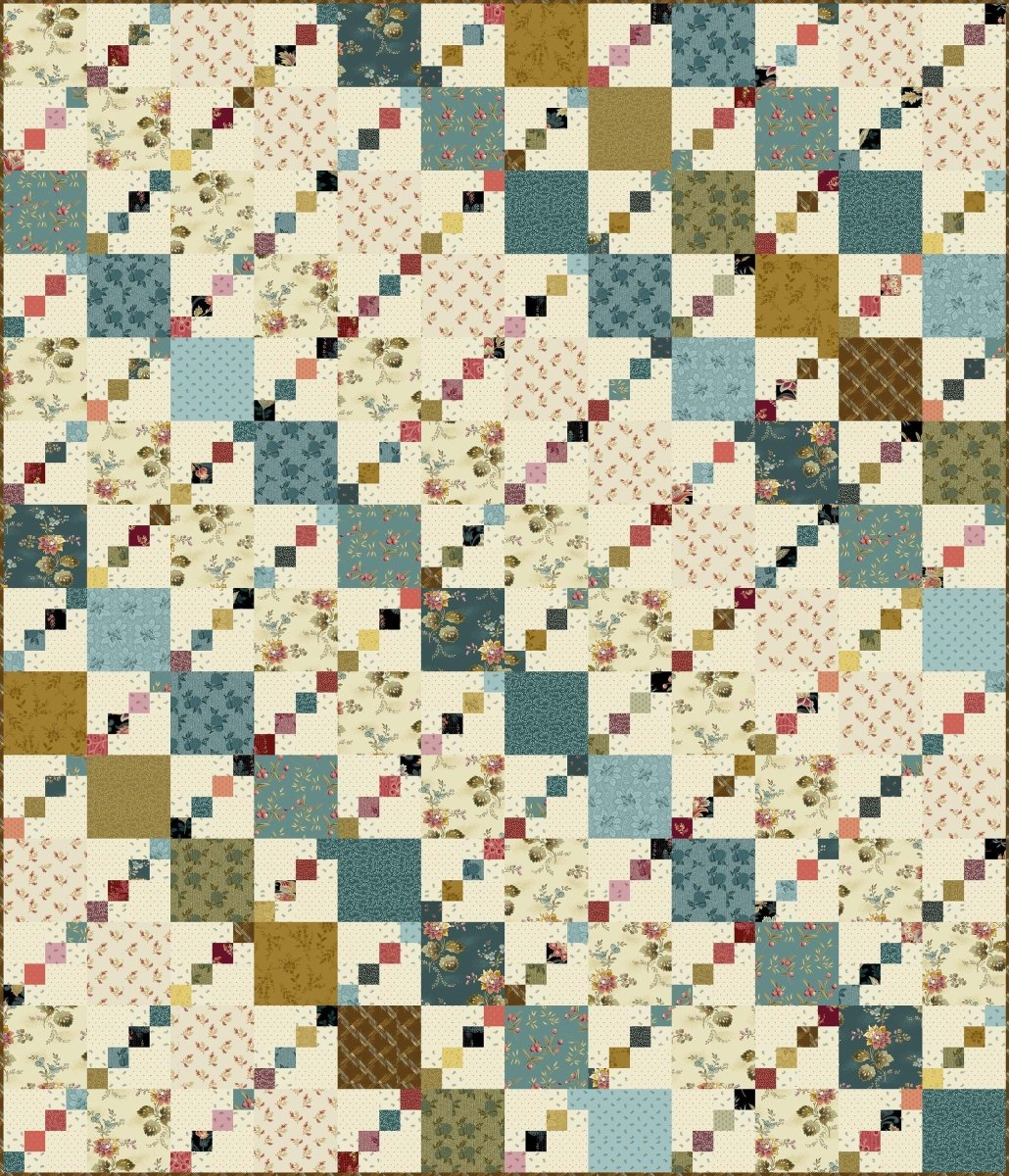 Canterbury Dusk - A - 1372 - K "Dahlia" Edyta Sitar - Carole Quilting