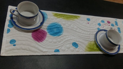 Chemin de table Les Vagues - Carole Quilting