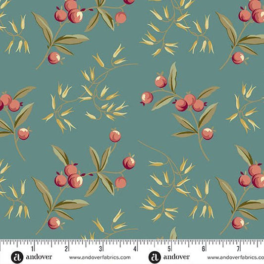Coralberry Sage - A - 1375 - T "Dahlia" Edyta Sitar - Carole Quilting