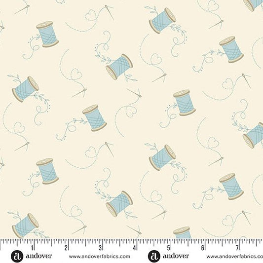 Cotton - Needle - and - Thread - A - 1605 - L "Sewing - Bird" Edyta Sitar - Carole Quilting