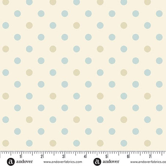 Cream - Pearls - A - 1615 - L "Sewing - Bird" Edyta Sitar - Carole Quilting