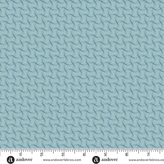 Denim - Ribbon - Weave - A - 1611 - B "Sewing - Bird" Edyta Sitar - Carole Quilting