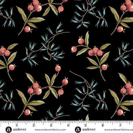 Dusk Coralberry A - 1375 - K "Dahlia" Edyta Sitar - Carole Quilting