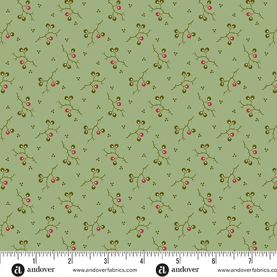 Fir - Jingle - Bells - A - 1043 - G "Joy" Edyta Sitar - Carole Quilting