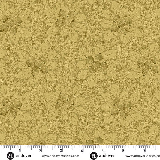 Fool's Gold Tree Berry A - 1381 - V - "Dahlia" Edyta Sitar - Carole Quilting