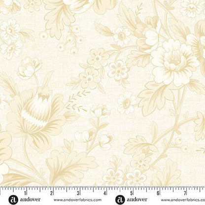 French_Vanilla - Dahlia_A - 1289 - L "Pebbles" Edyta Sitar Andover - Carole Quilting