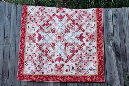 Gabarits Tulipe "Sew in Love" Edyta Sitar de Laundry Basket Quilts - Carole Quilting