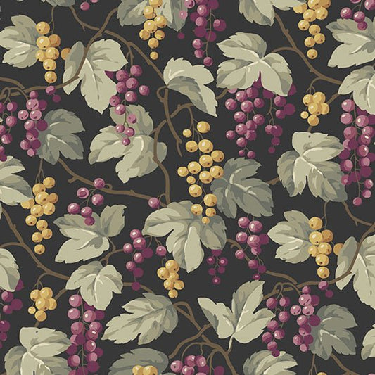 Licorice - Currants - A - 792 - K "English Garden" Edyta Sitar - Carole Quilting