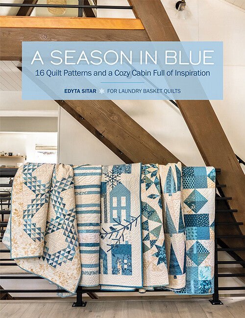 Livre "A Season in Blue" par Edyta Sitar - Carole Quilting