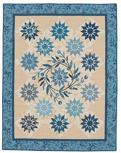 Livre "A Season in Blue" par Edyta Sitar - Carole Quilting